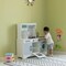 Gardenised Wooden Play Kitchen Toy, Light on Microwave, Cabinet, Washer, Sound Electronic Stove, Ages 3+ QI004209 - alternate 4